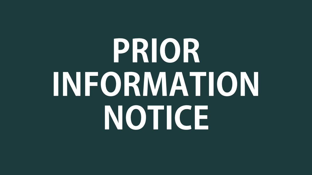 Prior Information Notice publication