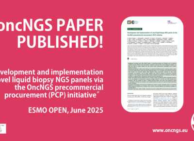 Special Communication on oncNGS PCP published in ESMO Open